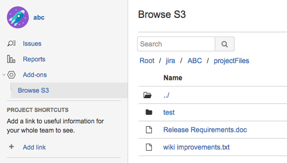 Project Level Files.